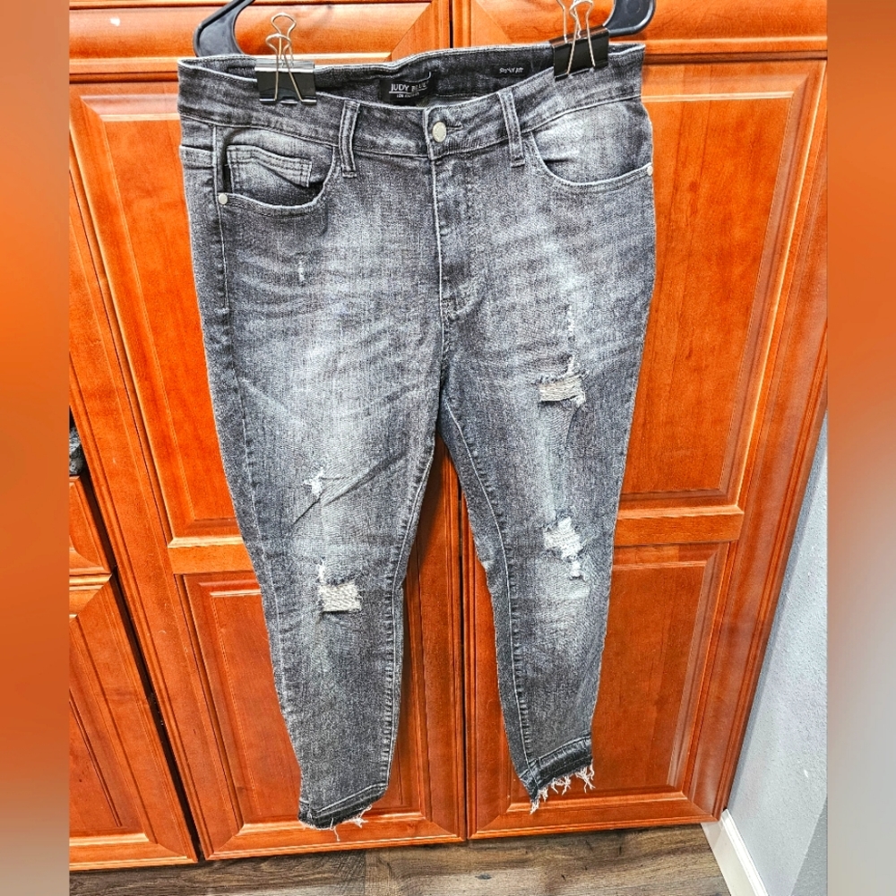 Judy Blue Gray Skinny Fit Jeans #311